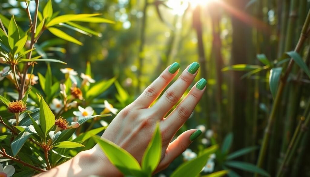 green manicure